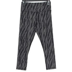 Zyia Active Womens Leggings Cropped Yoga Stripe Athletic Activewear 4 EH